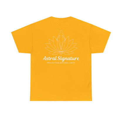 Camiseta com símbolo protetor Hamsa da Astral Signature - Astral Design