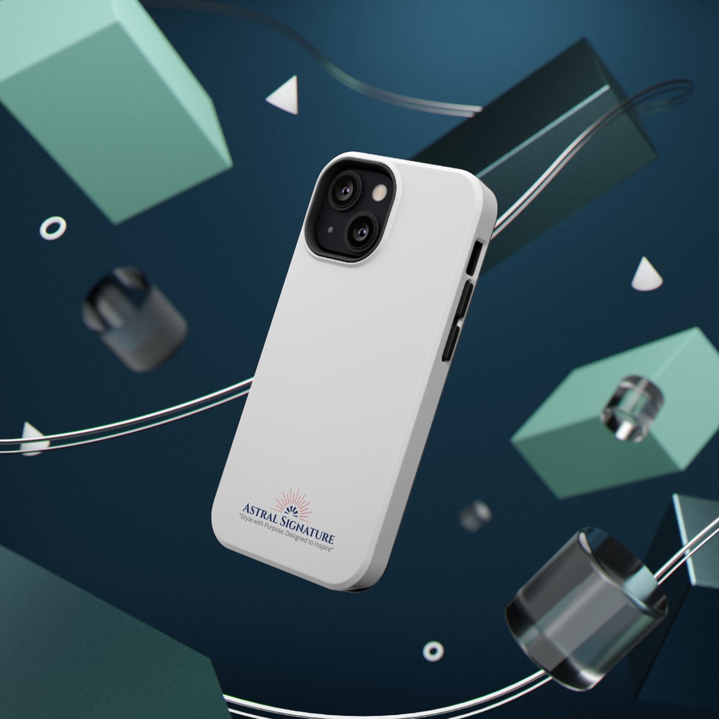 White Phone Case - Impact-Resistant White iPhone & Samsung Galaxy Case by Astral Signature