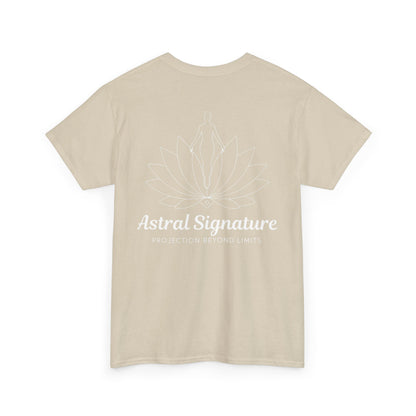 Camiseta com símbolo protetor Hamsa da Astral Signature - Astral Design