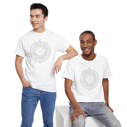 The Zodiac Tee - Unisex Jersey T-Shirt in lighter colors by Astral Signature