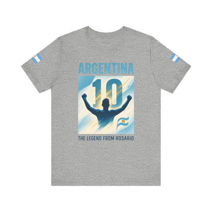 Argentina Legend from Rosario Team Tee - Casual Fashion T-Shirt, USA World Cup 2026 Limited Edition