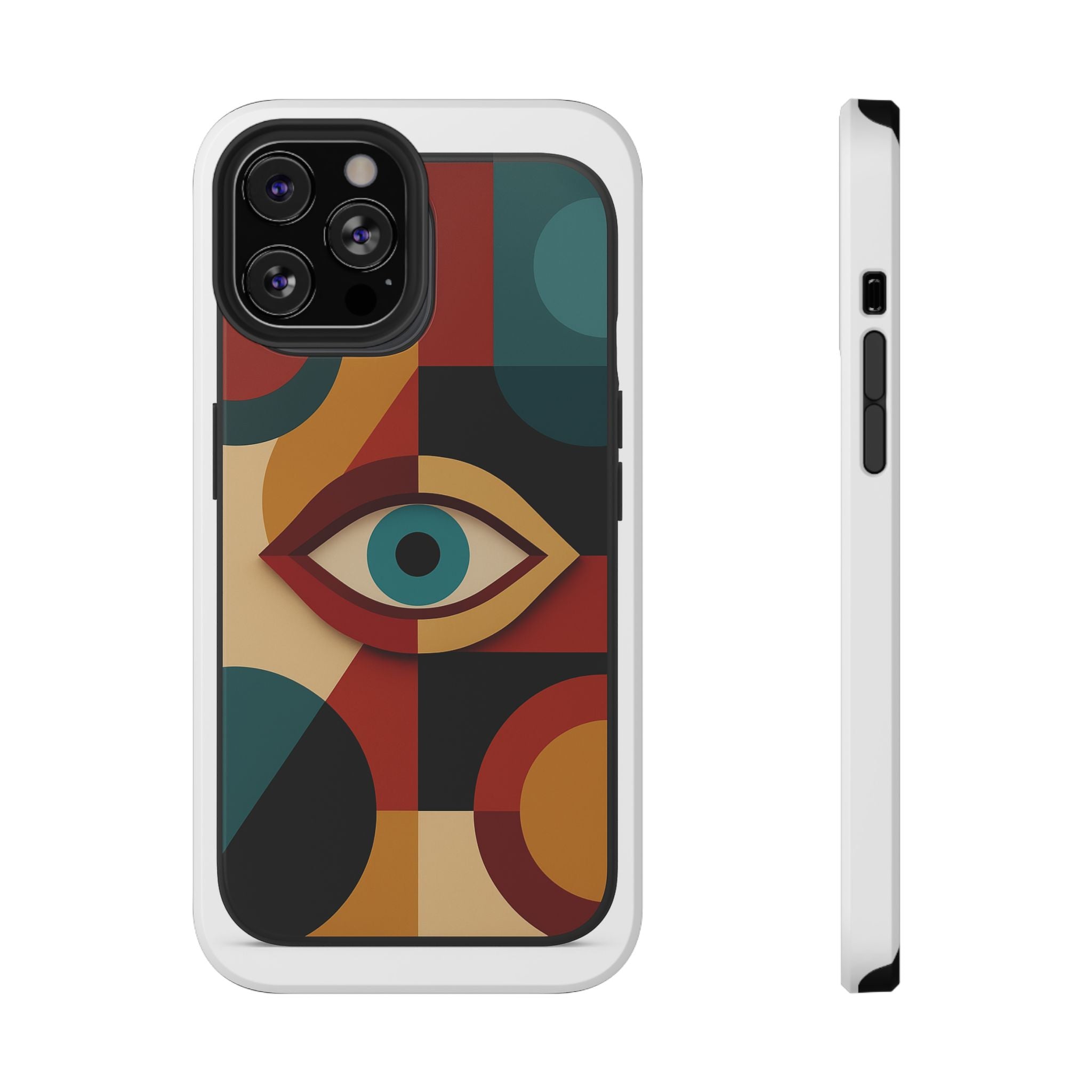 Astral Signature Spiritual Symbol Phone Cases displayed on a stylish surface.
