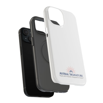 White Phone Case - Impact-Resistant White iPhone & Samsung Galaxy Case by Astral Signature
