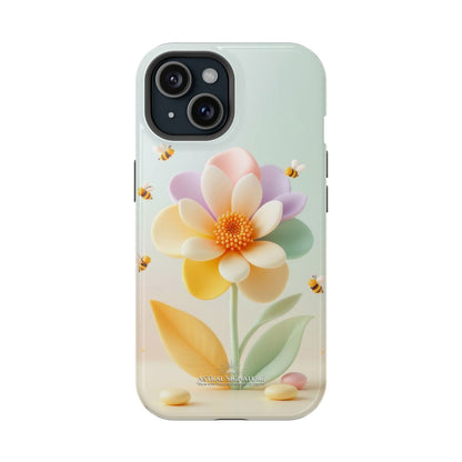 Phone Case Impact-Resistant, Calming 3D Flower Phone Case Impact-Resistant Case for Kids and Adults - Astral Signature