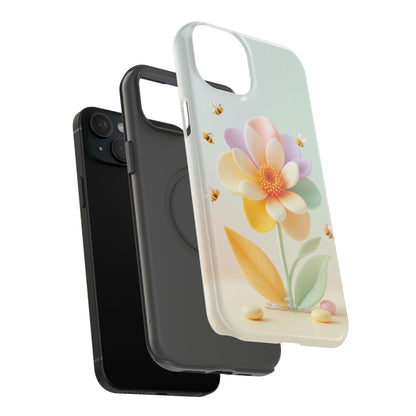 Phone Case Impact-Resistant, Calming 3D Flower Phone Case Impact-Resistant Case for Kids and Adults - Astral Signature