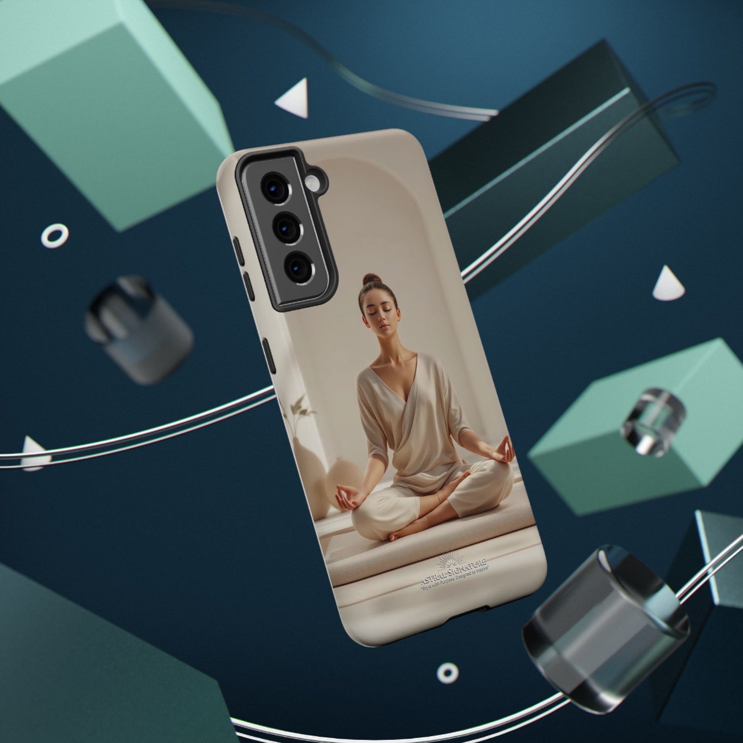 3D Yogi Phone Cases with Symbols and Protection, iPhone Cases with meaning by Astral Signature