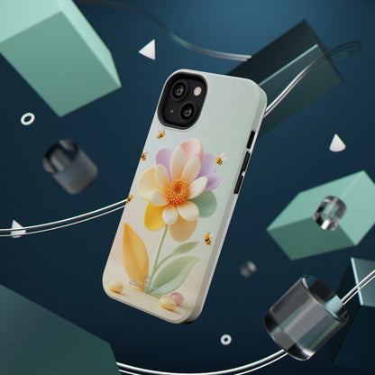 Phone Case Impact-Resistant, Calming 3D Flower Phone Case Impact-Resistant Case for Kids and Adults - Astral Signature