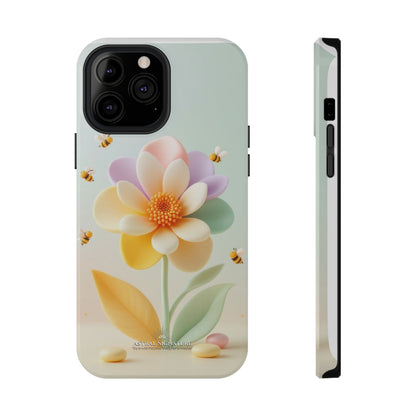 Phone Case Impact-Resistant, Calming 3D Flower Phone Case Impact-Resistant Case for Kids and Adults - Astral Signature