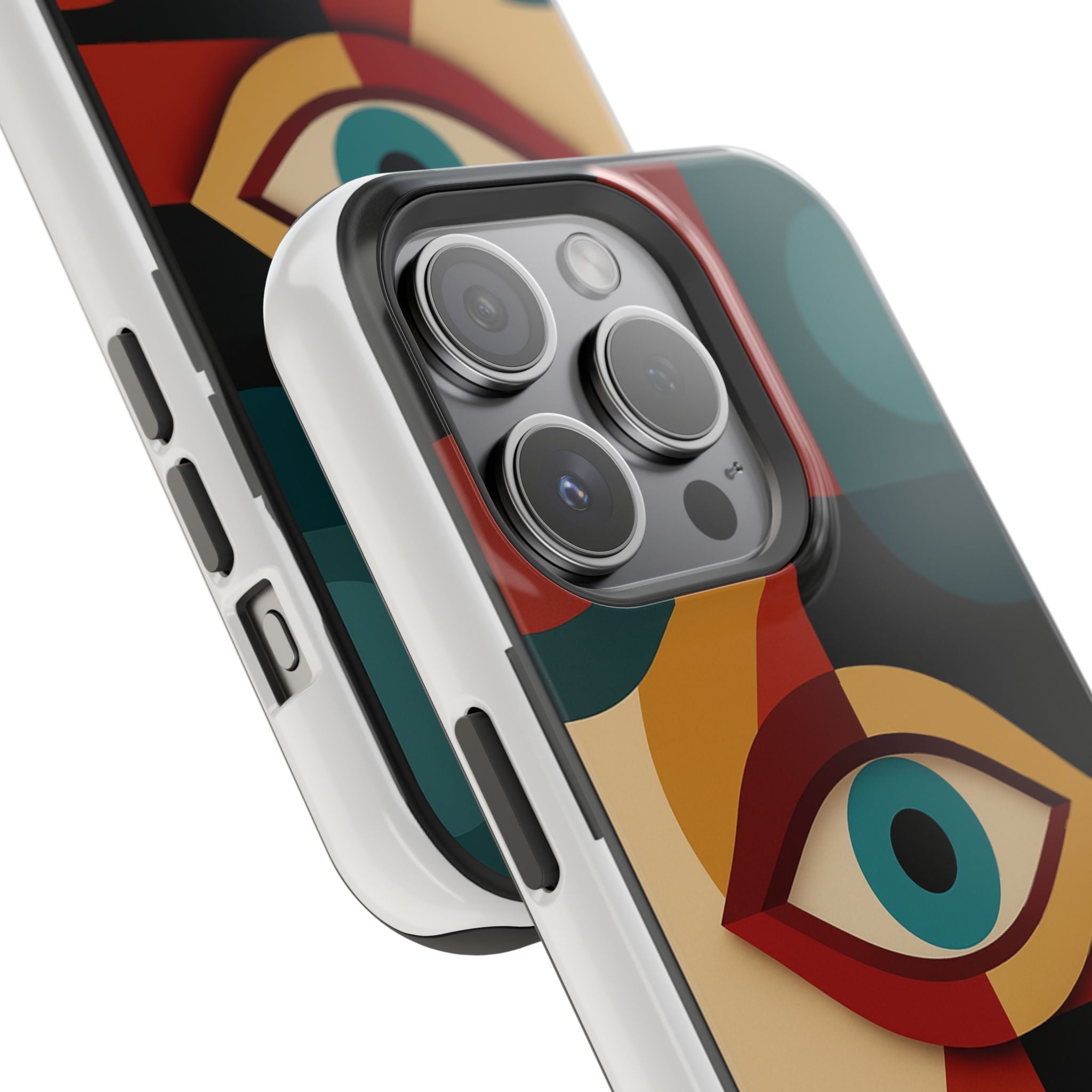 Detailed view of the vibrant print quality on charming Astral Signature Spiritual Symbol Phone Cases.