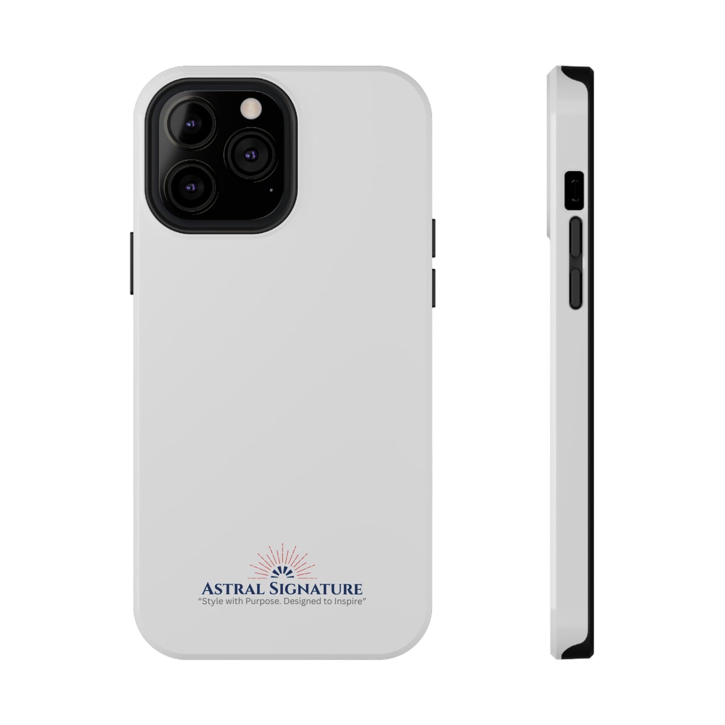 White Phone Case - Impact-Resistant White iPhone & Samsung Galaxy Case by Astral Signature