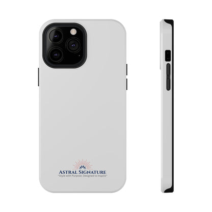 White Phone Case - Impact-Resistant White iPhone & Samsung Galaxy Case by Astral Signature
