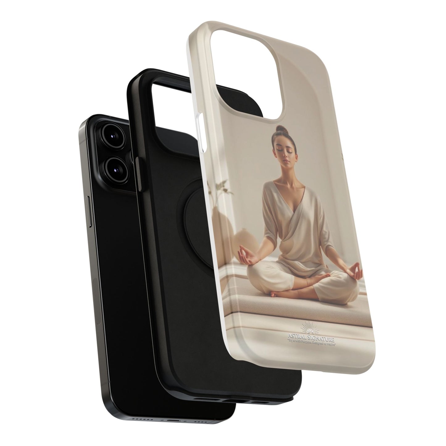 3D Yogi Phone Cases with Symbols and Protection, iPhone Cases with meaning by Astral Signature