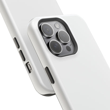 White Phone Case - Impact-Resistant White iPhone & Samsung Galaxy Case by Astral Signature