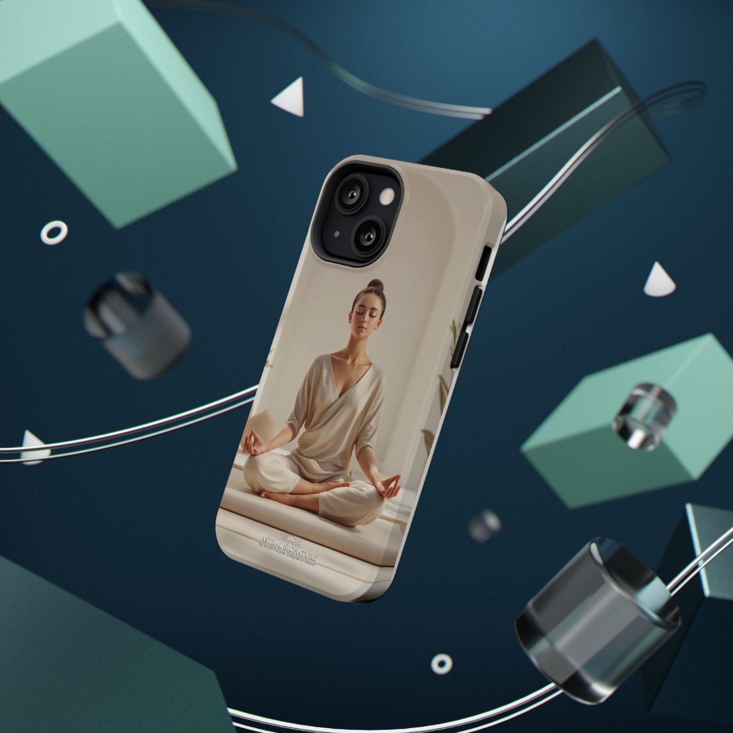 3D Yogi Phone Cases with Symbols and Protection, iPhone Cases with meaning by Astral Signature