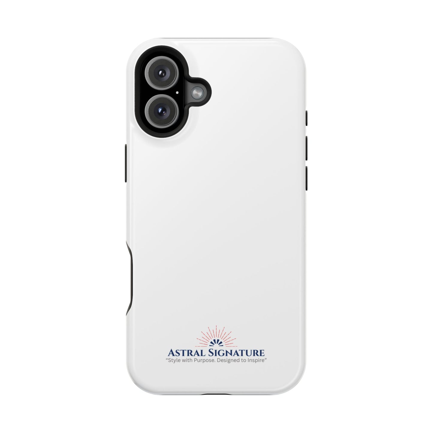 White Phone Case - Impact-Resistant White iPhone & Samsung Galaxy Case by Astral Signature