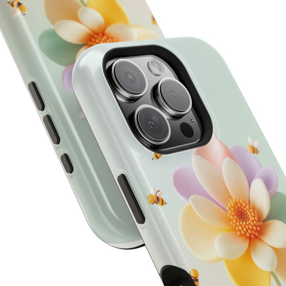 Phone Case Impact-Resistant, Calming 3D Flower Phone Case Impact-Resistant Case for Kids and Adults - Astral Signature