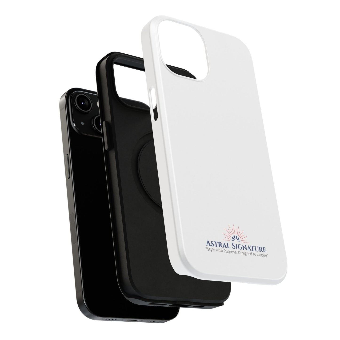 White Phone Case - Impact-Resistant White iPhone & Samsung Galaxy Case by Astral Signature