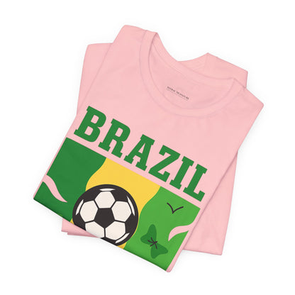 Casual Fashion T-Shirt - GO BRAZIL Team Tee - USA World Cup 2026 Limited Edition