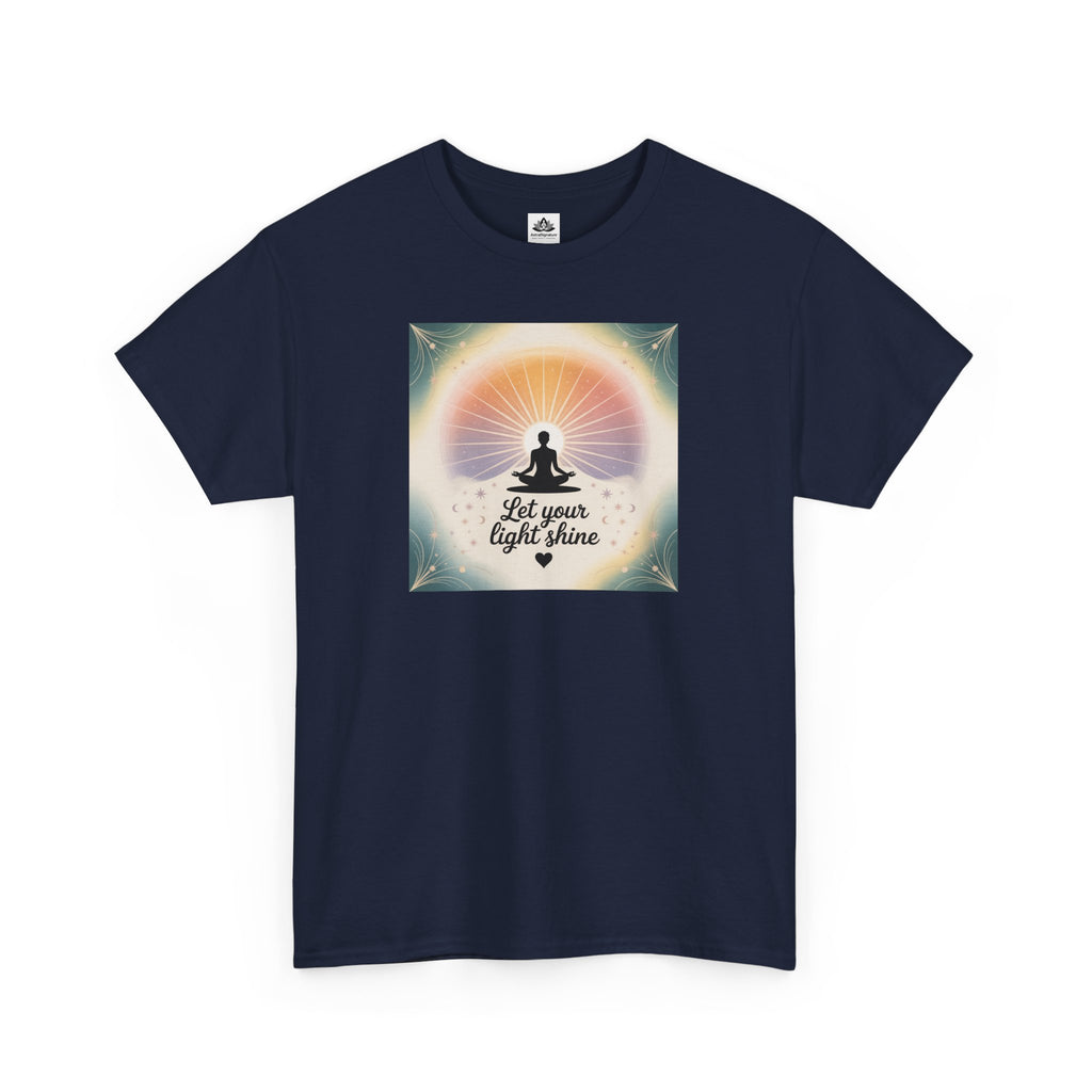 Motivational Unisex Tee: Let Your Light Shine Collection by Quetal Travel ASTRAL