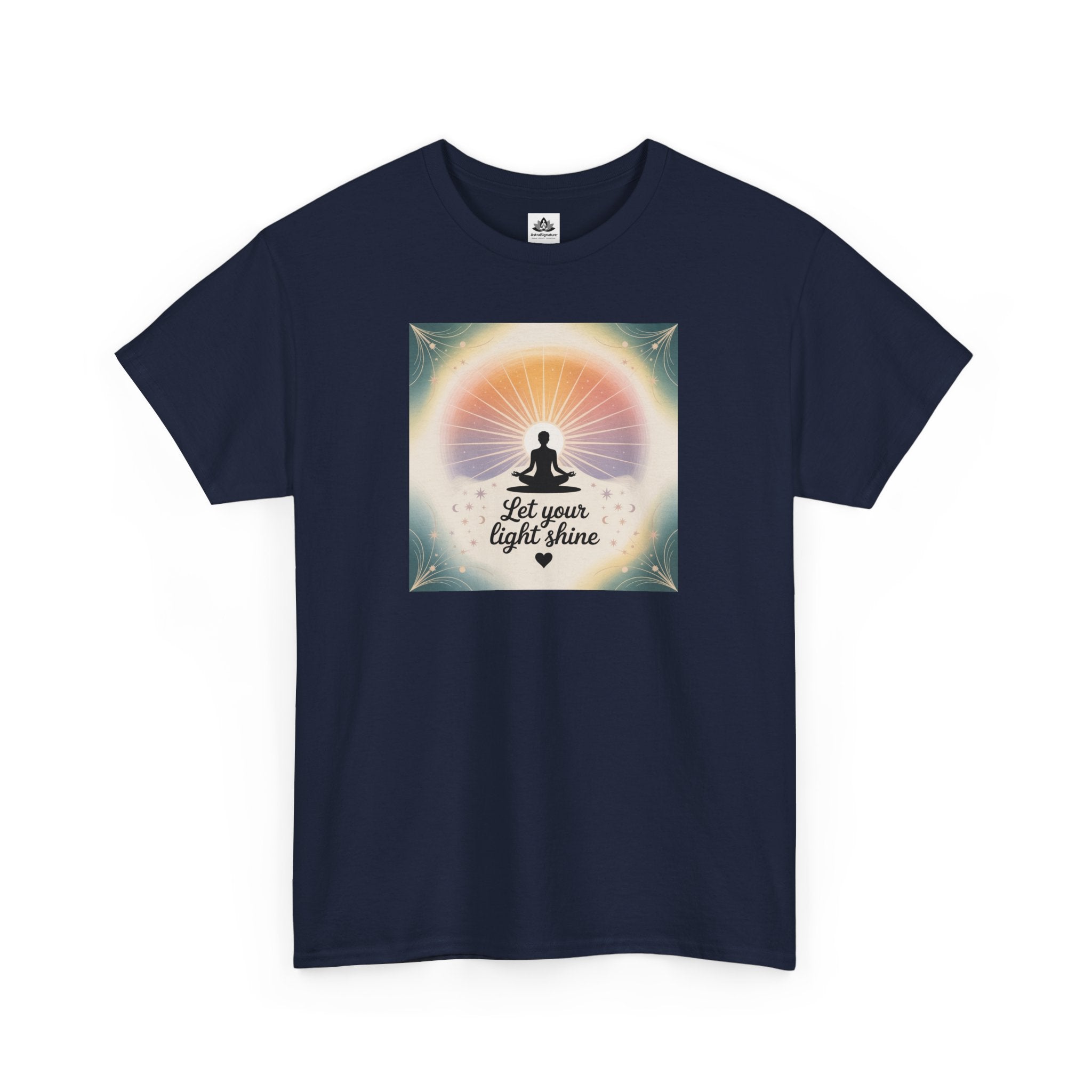 Motivational Unisex Tee: Let Your Light Shine Collection by Quetal Travel ASTRAL
