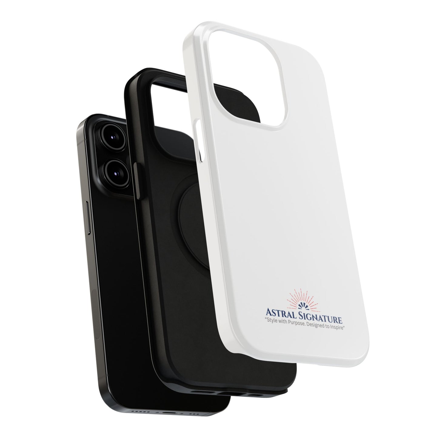 White Phone Case - Impact-Resistant White iPhone & Samsung Galaxy Case by Astral Signature