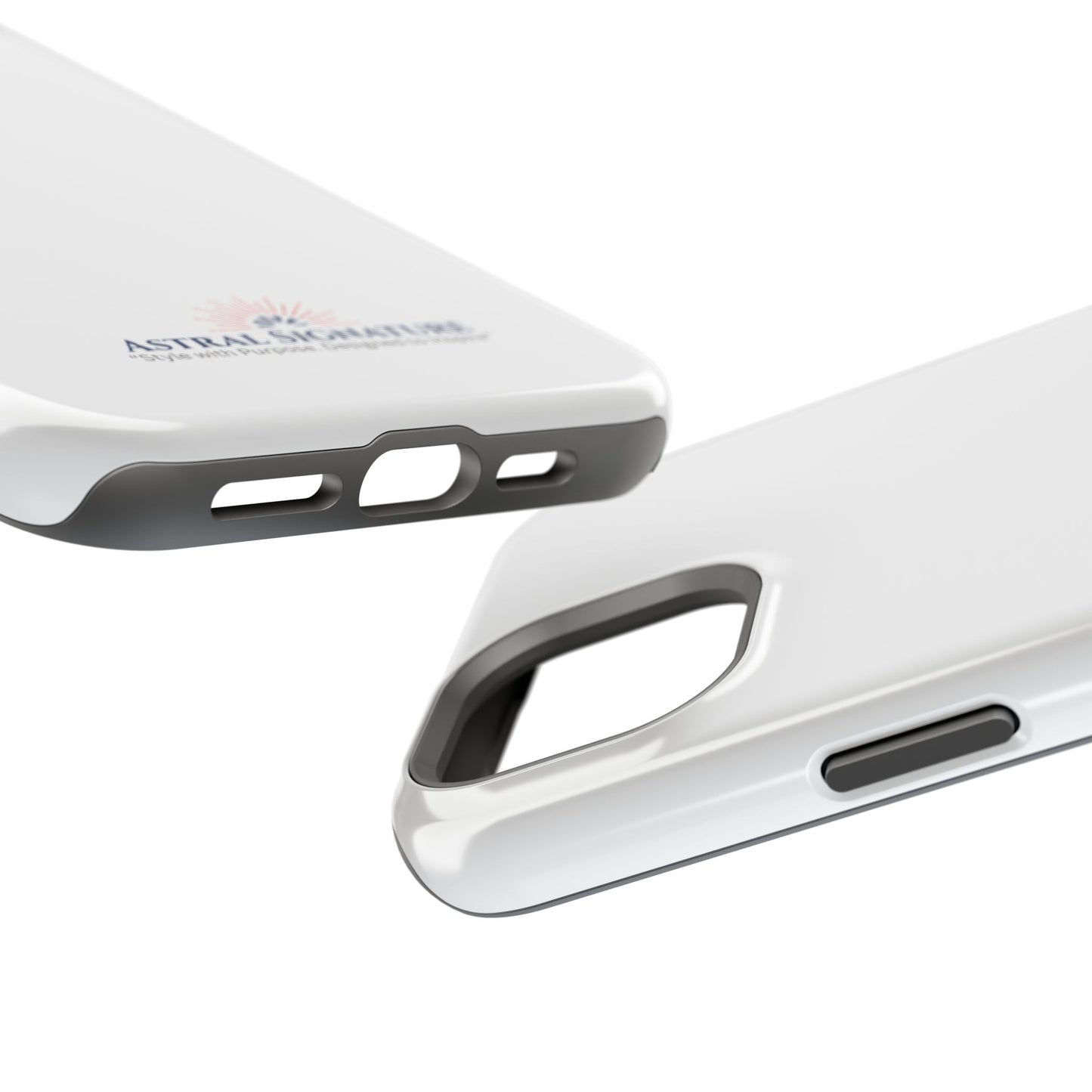 White Phone Case - Impact-Resistant White iPhone & Samsung Galaxy Case by Astral Signature