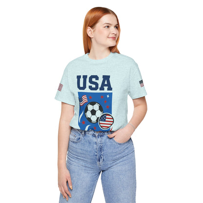 Casual Fashion T-Shirt - GO USA Team Tee, World Cup 2026 Limited Edition