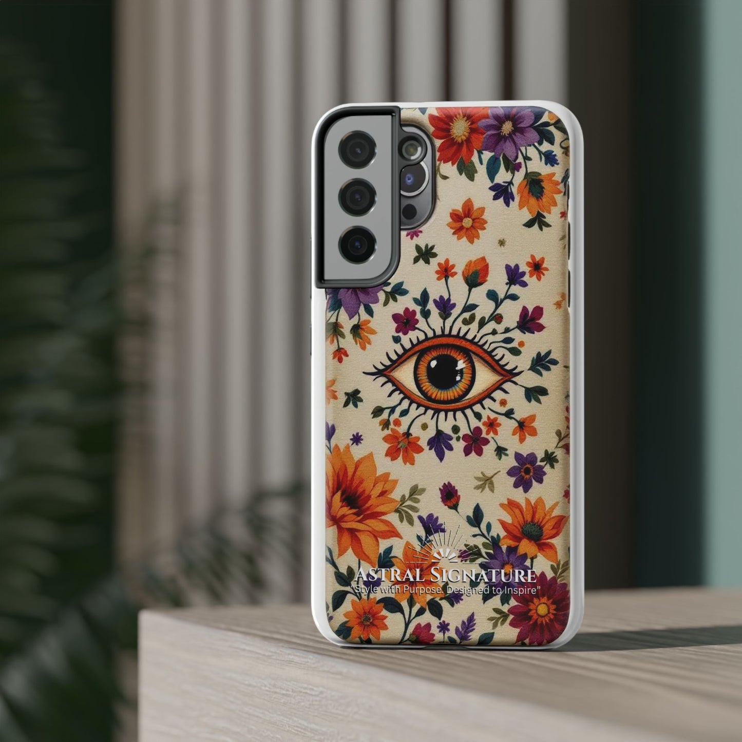 Phone Cases - Eye of God Symbol Impact-Resistant Case by Astral Signature