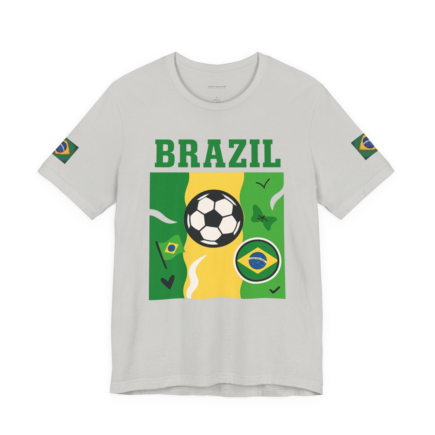 Casual Fashion T-Shirt - GO BRAZIL Team Tee - USA World Cup 2026 Limited Edition