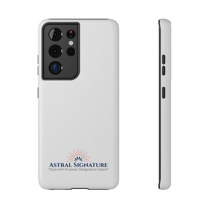 White Phone Case - Impact-Resistant White iPhone & Samsung Galaxy Case by Astral Signature