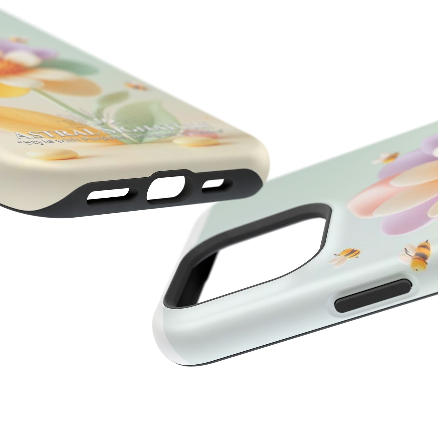 Phone Case Impact-Resistant, Calming 3D Flower Phone Case Impact-Resistant Case for Kids and Adults - Astral Signature
