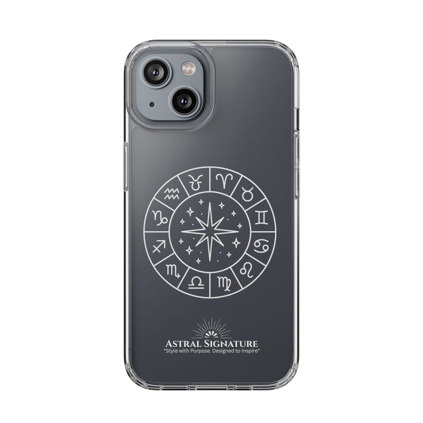 iPhone Clear Cases, ideal for darker iPhone colors - Astral Signature