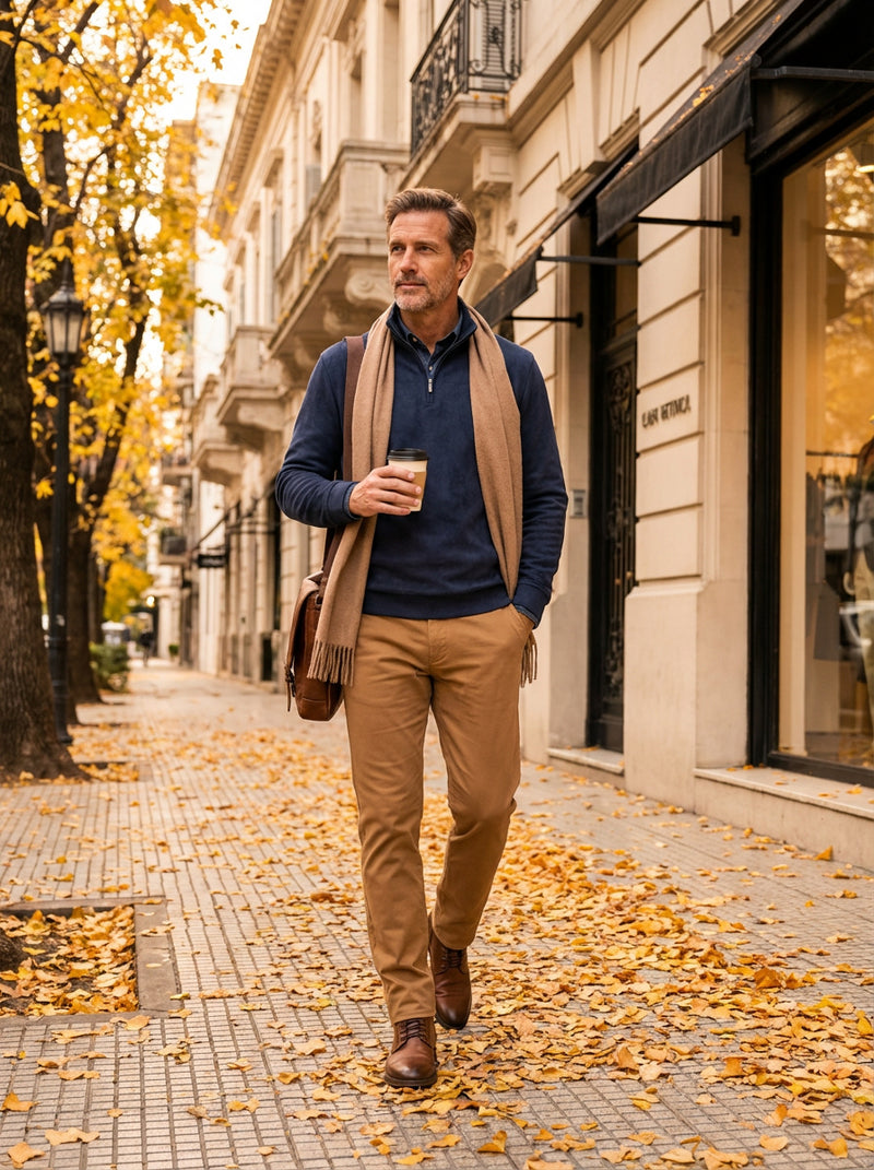 Zip Sweater - Mens Knit Quarter | Astral Signature™ Edit