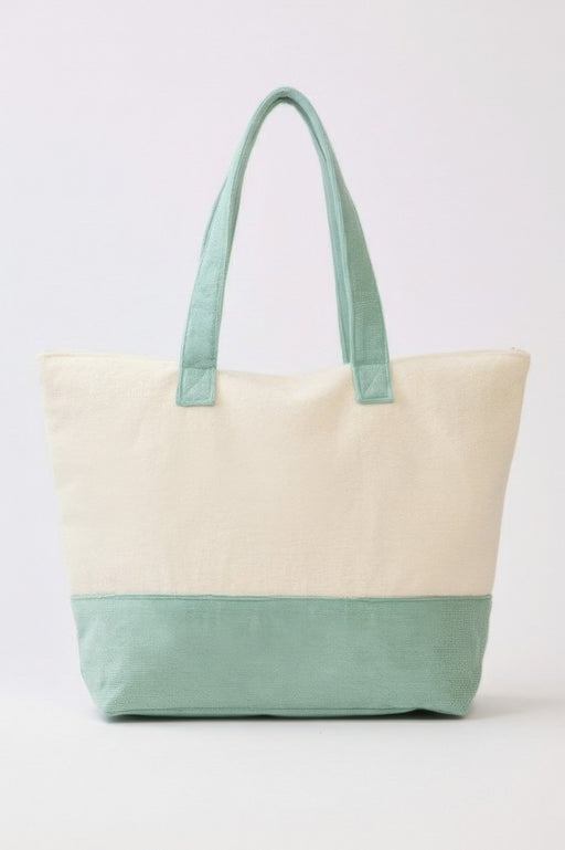 Elegant Beach Tote Bag in Green by HD ACCESSORIES showcasing a chic, minimal design. Perfect for carrying all your beach essentials. Make a statement with this must-have accessory. ACCESSORIES, Beach Bum Tote Bag, Beach Tote Bag, Beach Tote Bag in Green, Beach Tote Bag in Green - Beach Bum, CCPRODUCTS, Green, Green Tote Bag, HANDBAGS, NEW ARRIVALS, Tote Bag.