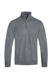Charcoal Zip Sweater for men by Astral Signature™ Curated. Effortlessly stylish and functional quarter zip sweater, featuring versatile colors including Black, Brown, Charcoal, Hgrey, Maroon, MENS, MENS OUTERWEAR, MENS TOPS, NEW ARRIVALS, White.