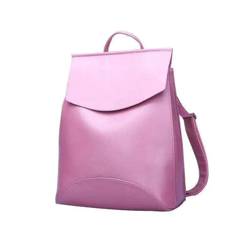 A light pink Urban Guard Backpack by Stevvex, designed for modern urban lifestyles, showcasing its stylish finish. Shop today at Shopify Collective.
