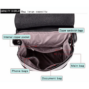 A beautiful dark pink Urban Guard Backpack by Stevvex, perfect for adding a pop of color to any outfit. Shop at Shopify Collective.