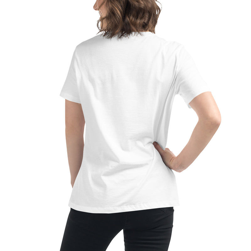 Model enjoying a casual look in the Women’s Relaxed Tee - Astral Spring T-Shirt from Astral Signature, showcasing its versatility. A great gift for her, this limited edition piece complements women’s fashion beautifully.